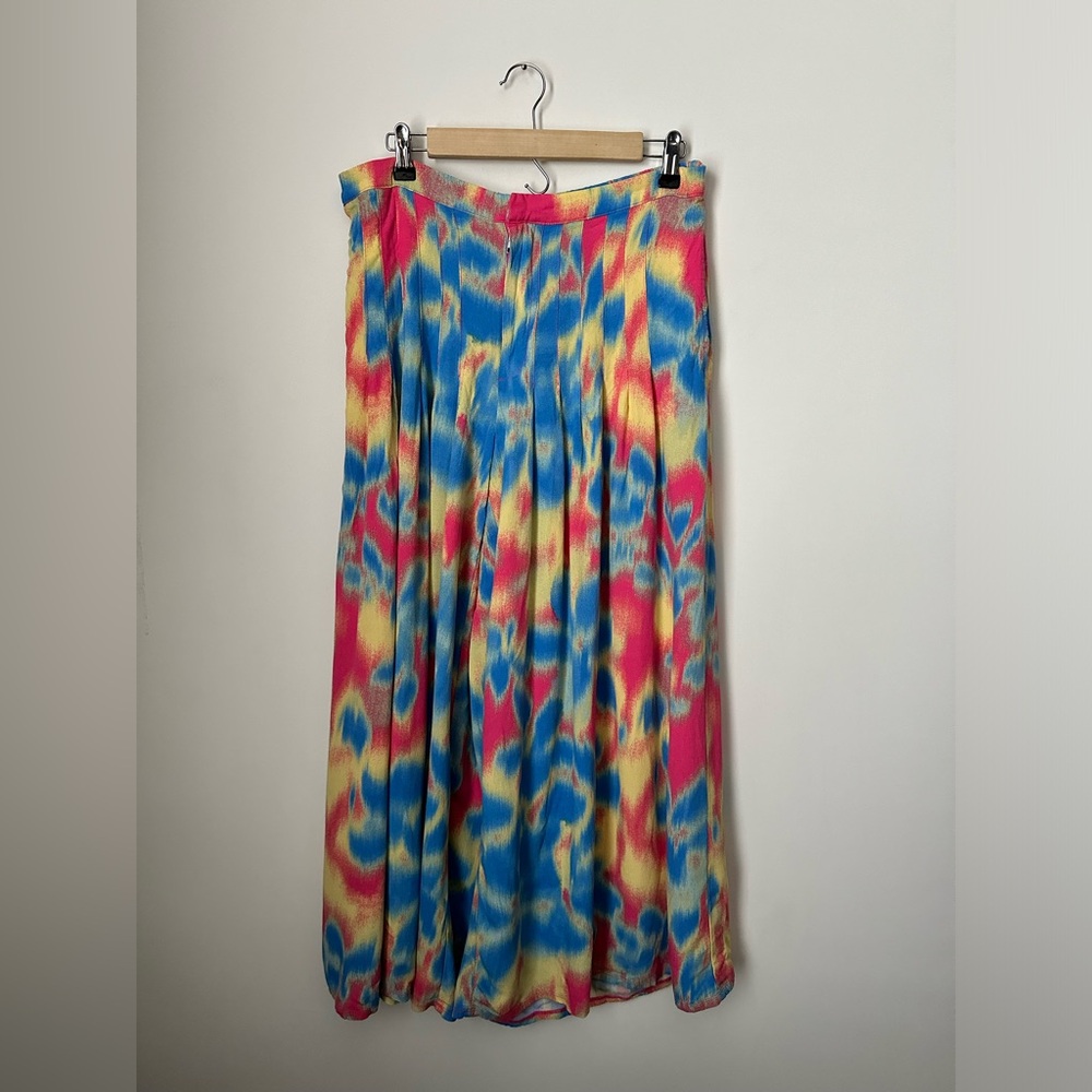 FREE PEOPLE ‘Wild Child’ Pleated Wide Leg Pants Women’s Size Medium - Picture 2 of 12